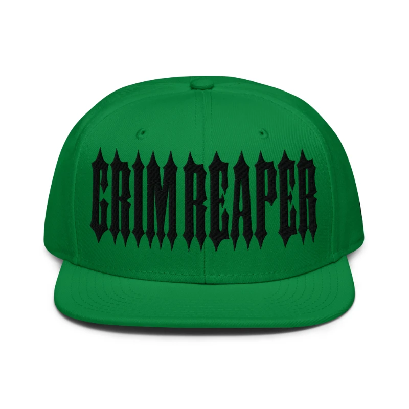 snapback-kelly-green-front-66a3ab4968dec Black Grim Reaper Multicolour Snapback Hats