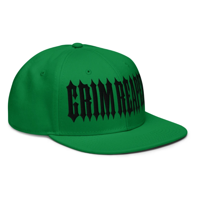snapback-kelly-green-right-front-66a3ab4969564 Black Grim Reaper Multicolour Snapback Hats