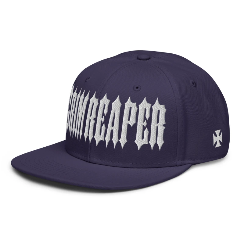 snapback-navy-blue-left-front-66a3a9a89c25a White Grim Reaper Multicolour Snapback Hats