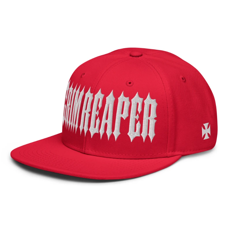 snapback-red-left-front-66a3a9a89ecc9 White Grim Reaper Multicolour Snapback Hats