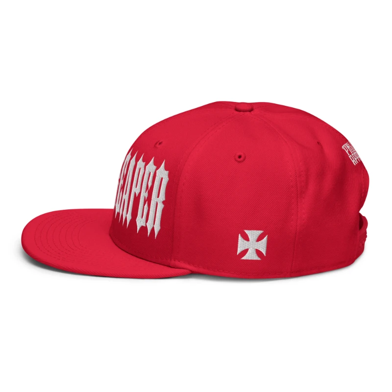 snapback-red-left-side-66a3a9a89e188 White Grim Reaper Multicolour Snapback Hats
