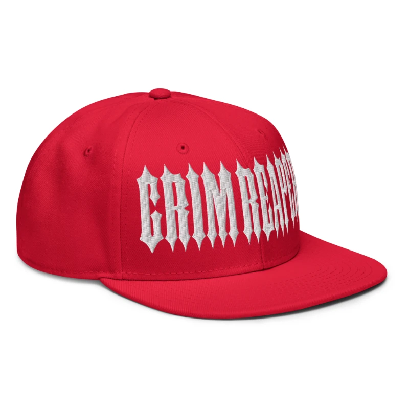 snapback-red-right-front-66a3a9a89cec4 White Grim Reaper Multicolour Snapback Hats