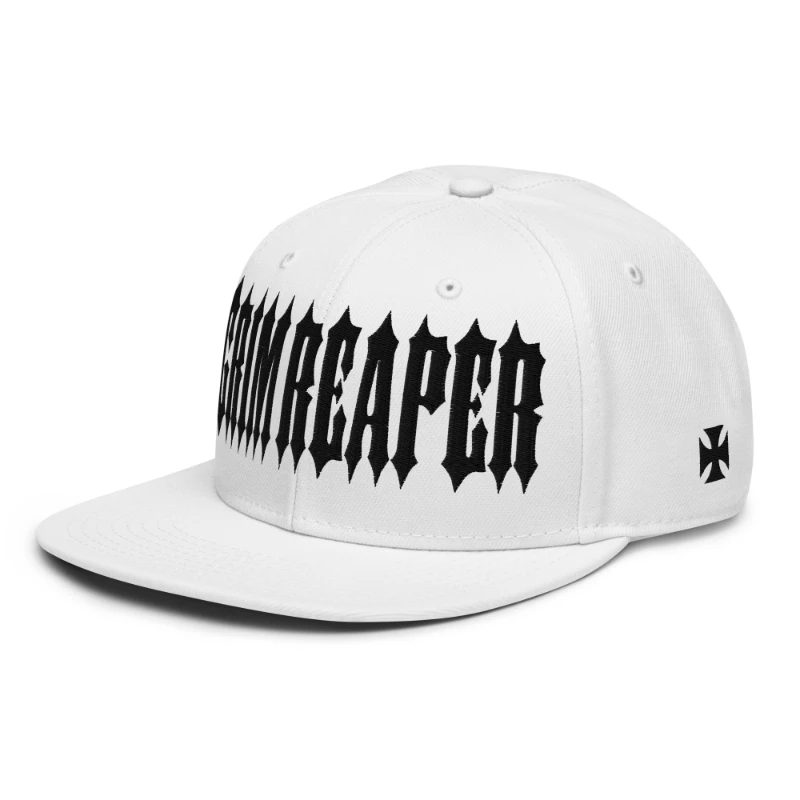 snapback-white-left-front-66a3ab496bc7b Black Grim Reaper Multicolour Snapback Hats