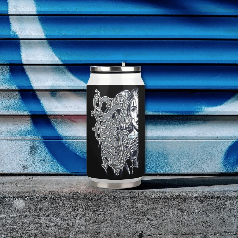 Sinner Angel 300ml Stainless Steel Can Shaped Soda Cup Travel Tumbler