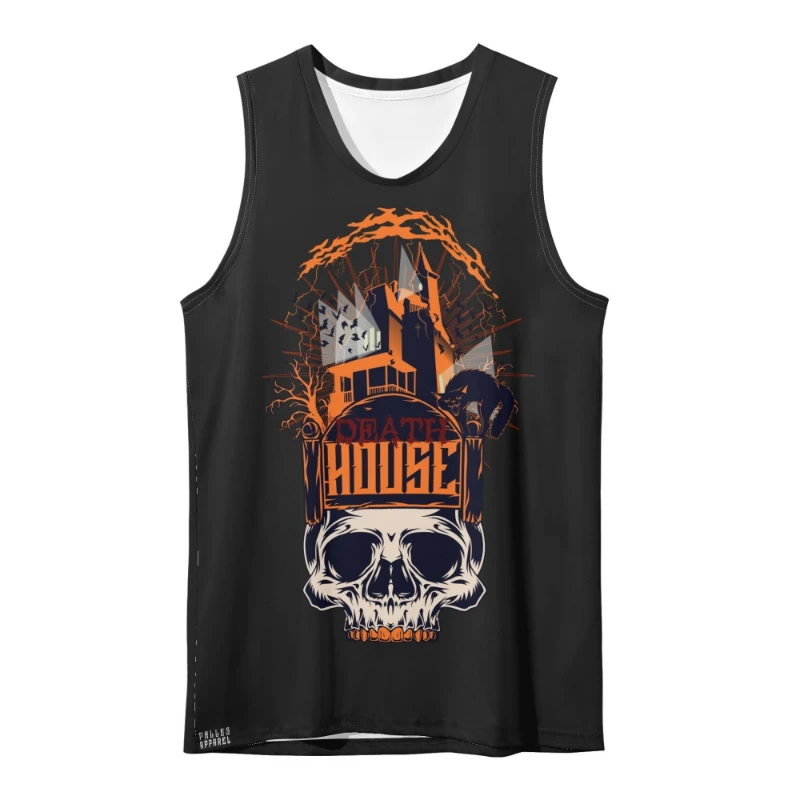 1723737608-1-n0aCTjYWTR Death House Men's Loose Fit Sleeveless Muscle T-Shirt