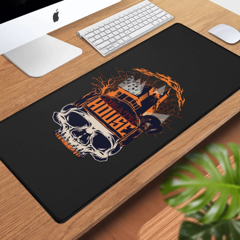 Death House Big Rectangle Rubber Gaming Mousepad +