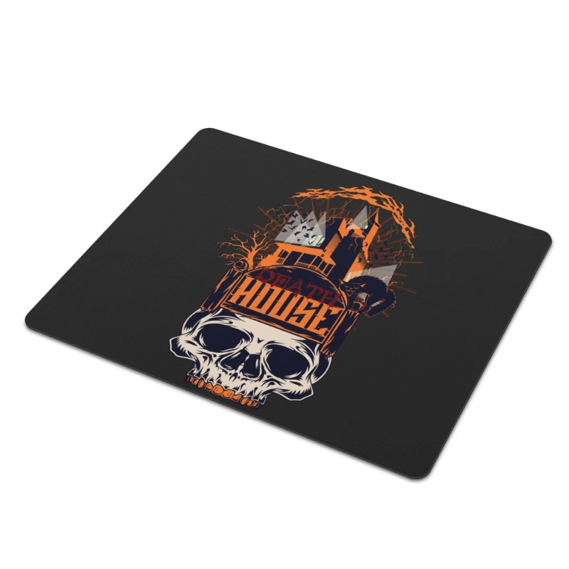 Death House Square Rubber Mouse Pad