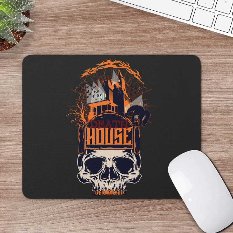 Death House Square Rubber Mouse Pad