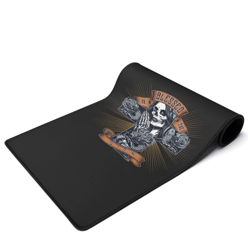 Blessed ar the Sick Big Rectangle Rubber Gaming Mousepad +