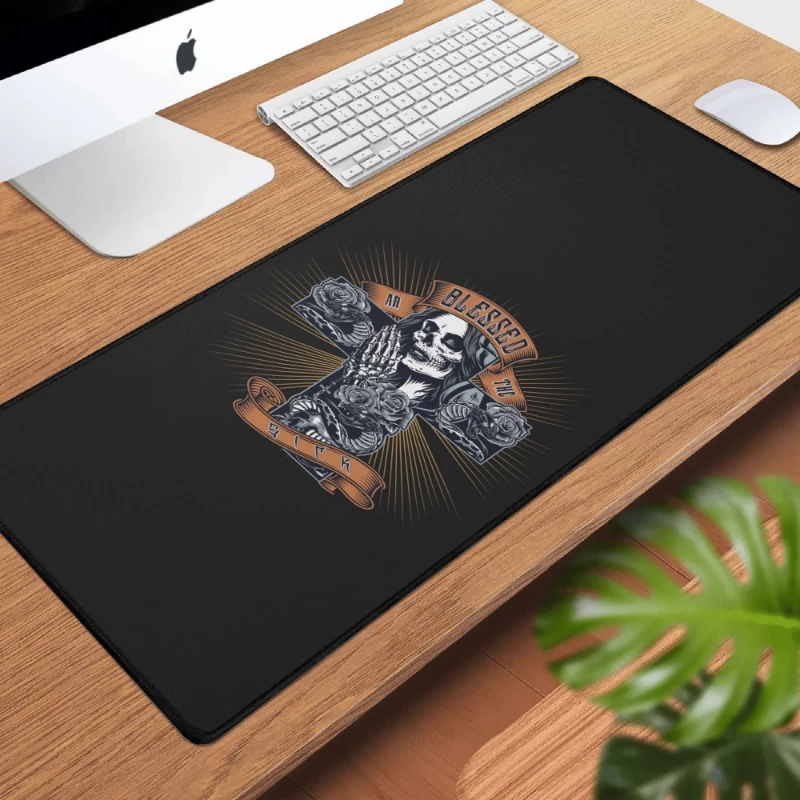 Blessed ar the Sick Big Rectangle Rubber Gaming Mousepad +