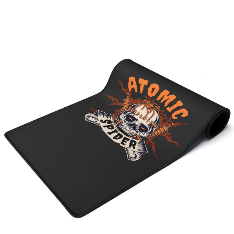 Atomic Spider Big Rectangle Rubber Gaming Mousepad +