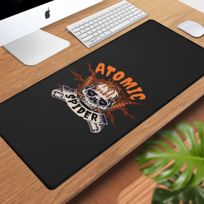 Atomic Spider Big Rectangle Rubber Gaming Mousepad +