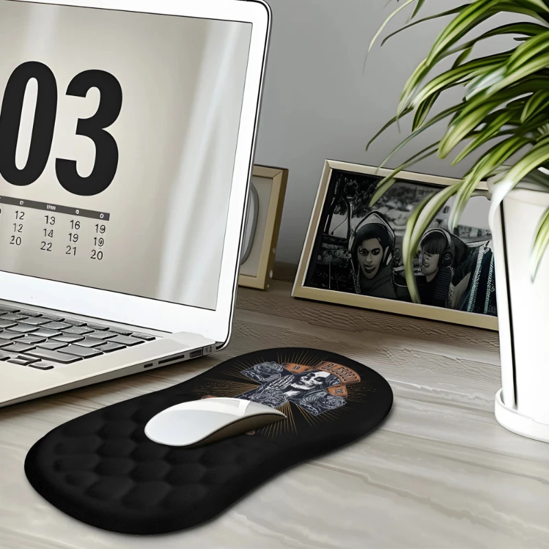 Blessed ar the Sick Comfortable Mouse Pad Wrist Support +