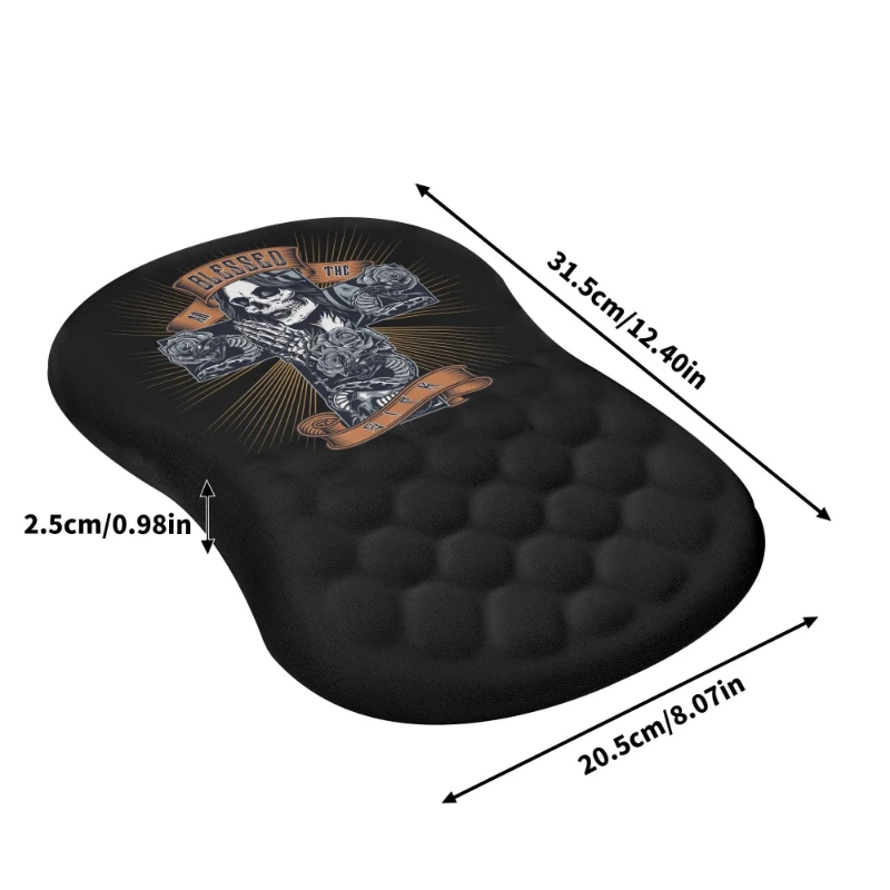 Blessed ar the Sick Comfortable Mouse Pad Wrist Support +