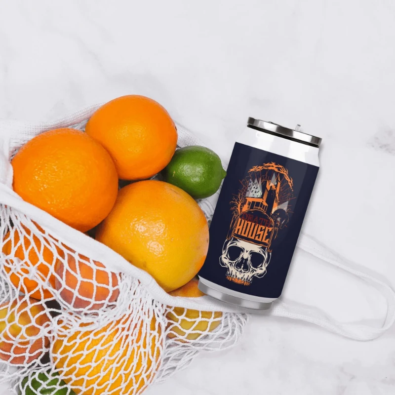 Death House 300ml Stainless Steel Can Shaped Soda Cup Travel Tumbler