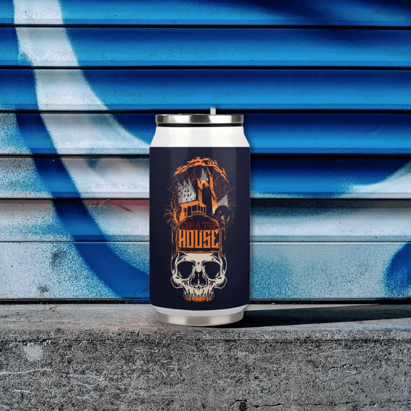 Death House 300ml Stainless Steel Can Shaped Soda Cup Travel Tumbler