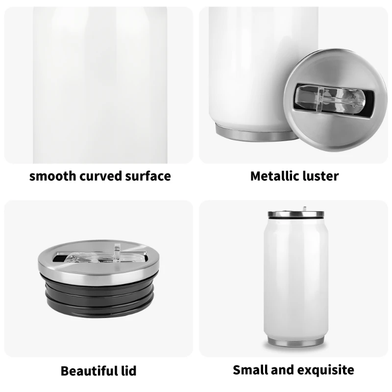 Blessed ar the Sick 300ml Stainless Steel Can Shaped Soda Cup Travel Tumbler