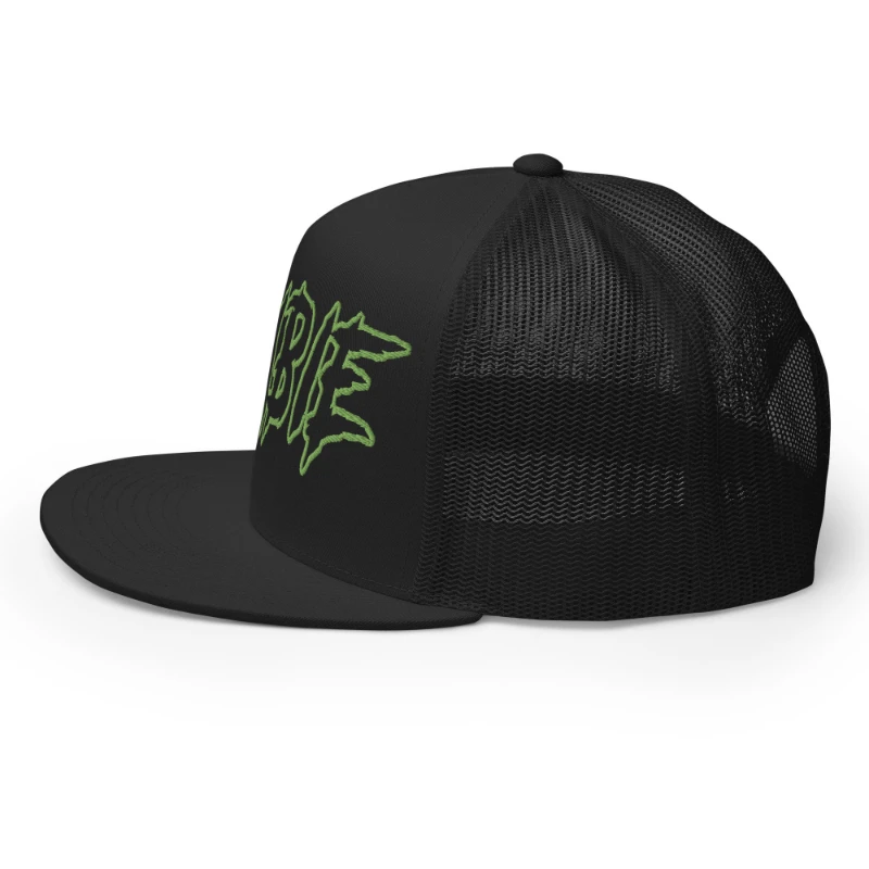 5-panel-trucker-cap-black-left-66cca7203e88e Zombie Multicolour Classic Trucker Cap