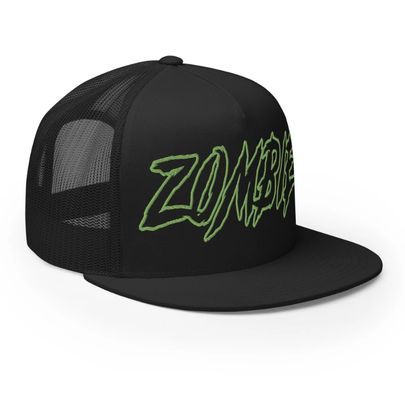 5-panel-trucker-cap-black-right-front-66cca7203ec0b Zombie Multicolour Classic Trucker Cap