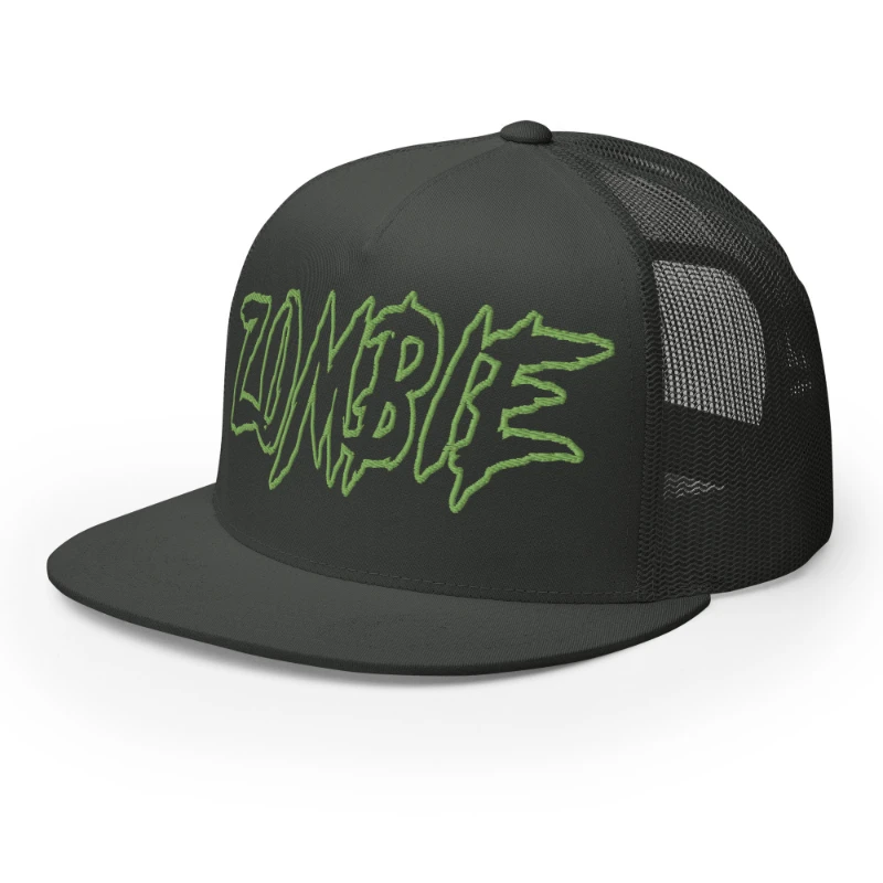 5-panel-trucker-cap-charcoal-left-front-66cca7203fd32 Zombie Multicolour Classic Trucker Cap