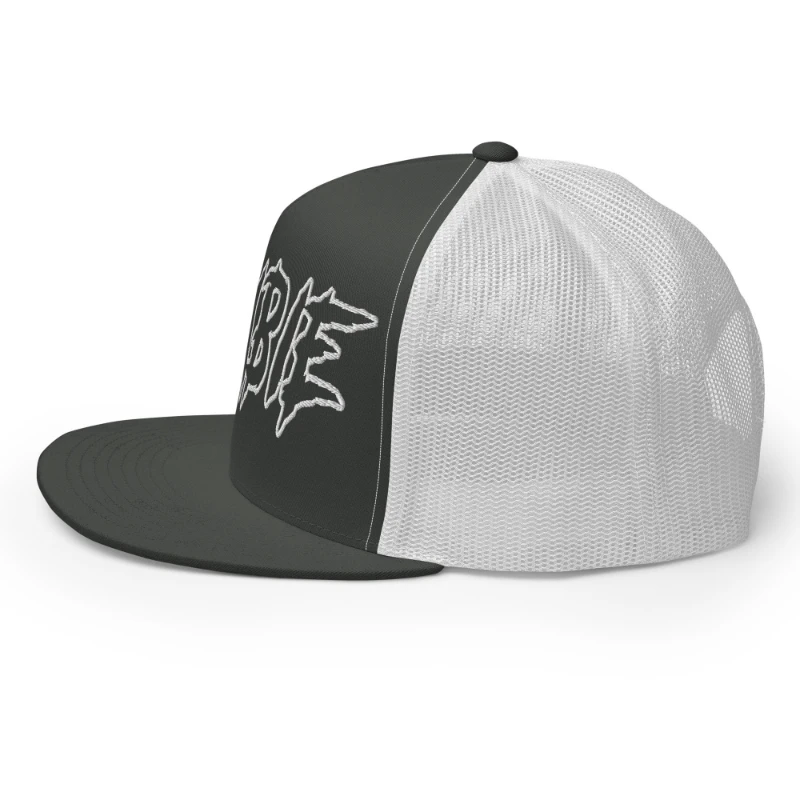 5-panel-trucker-cap-charcoal-white-left-66cca2c96ce51 Zombie Multicolour Classic Trucker Cap