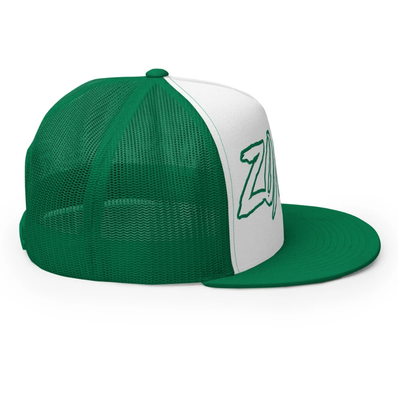 5-panel-trucker-cap-kelly-white-kelly-right-66cca5a745a36 Zombie Multicolour Classic Trucker Cap