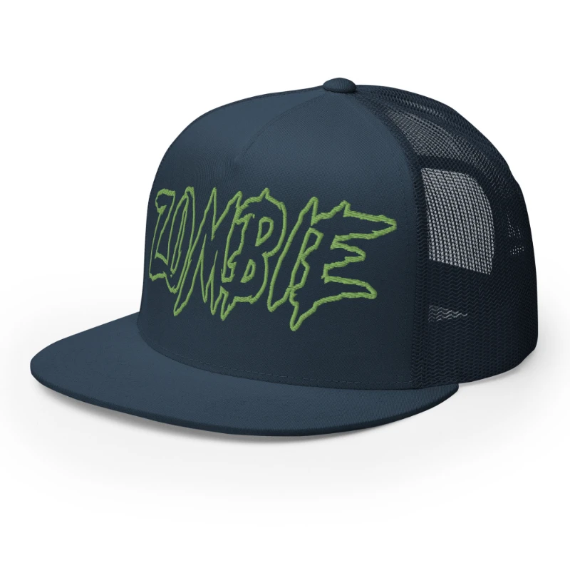 5-panel-trucker-cap-navy-left-front-66cca7203f313 Zombie Multicolour Classic Trucker Cap