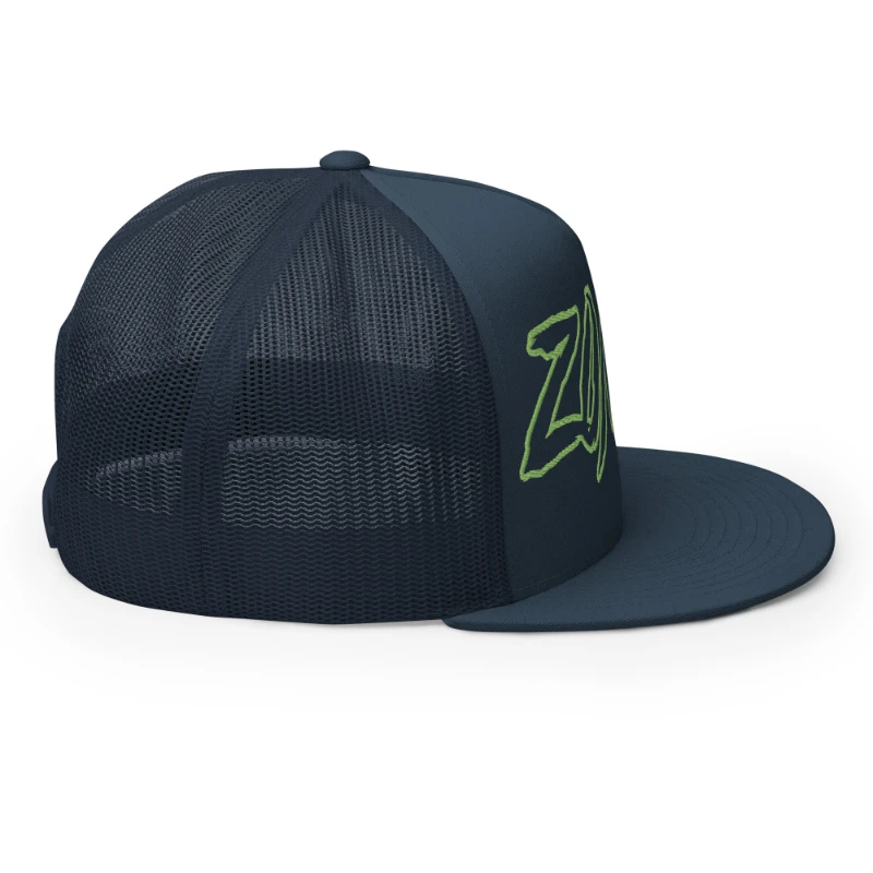 5-panel-trucker-cap-navy-right-66cca7203f415 Zombie Multicolour Classic Trucker Cap