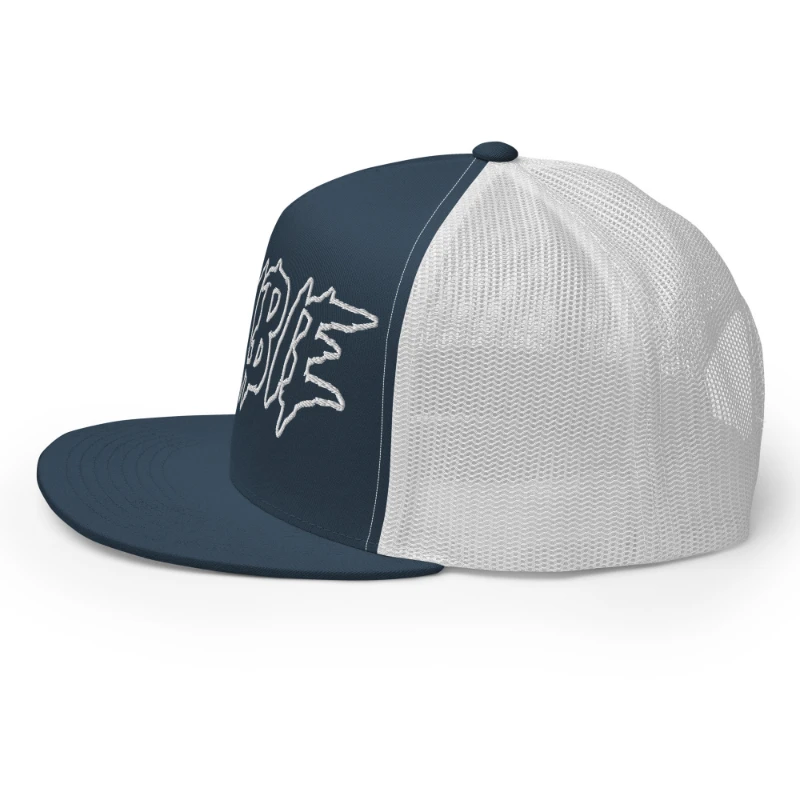 5-panel-trucker-cap-navy-white-left-66cca2c96c476 Zombie Multicolour Classic Trucker Cap