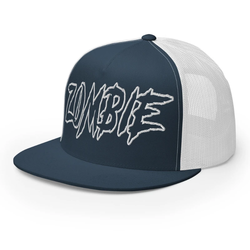 5-panel-trucker-cap-navy-white-left-front-66cca2c96c590 Zombie Multicolour Classic Trucker Cap