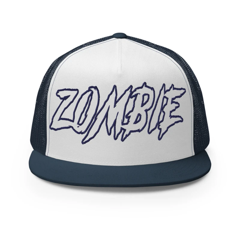 5-panel-trucker-cap-navy-white-navy-front-66cca4aa6519a Zombie Multicolour Classic Trucker Cap