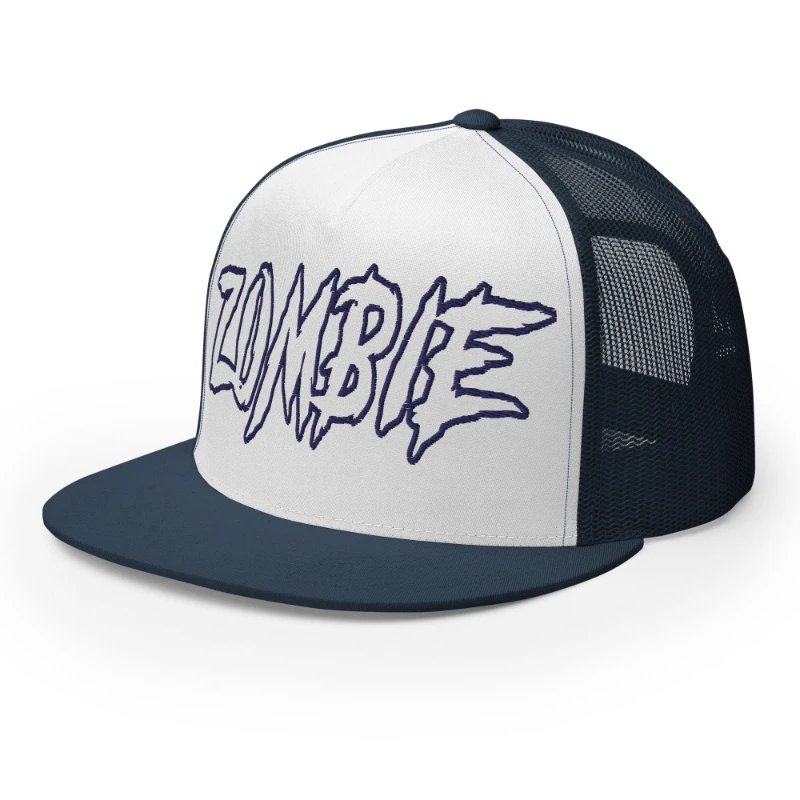 5-panel-trucker-cap-navy-white-navy-left-front-66cca4aa65494 Zombie Multicolour Classic Trucker Cap
