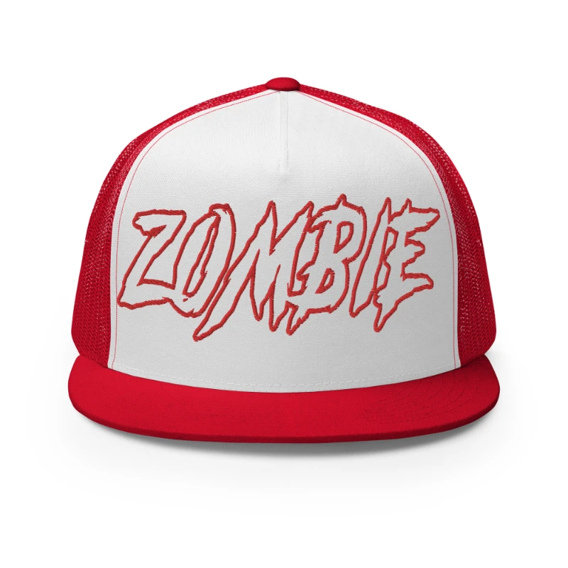 5-panel-trucker-cap-red-white-red-front-66cca42cf006f Zombie Multicolour Classic Trucker Cap