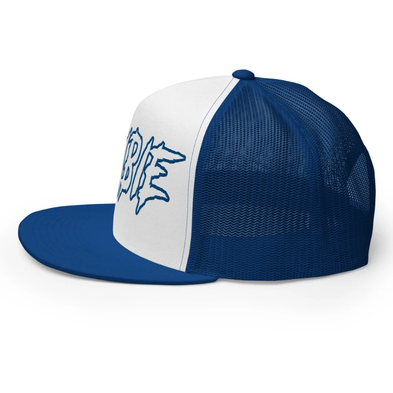 5-panel-trucker-cap-royal-white-royal-left-66cca52d277e8 Zombie Multicolour Classic Trucker Cap