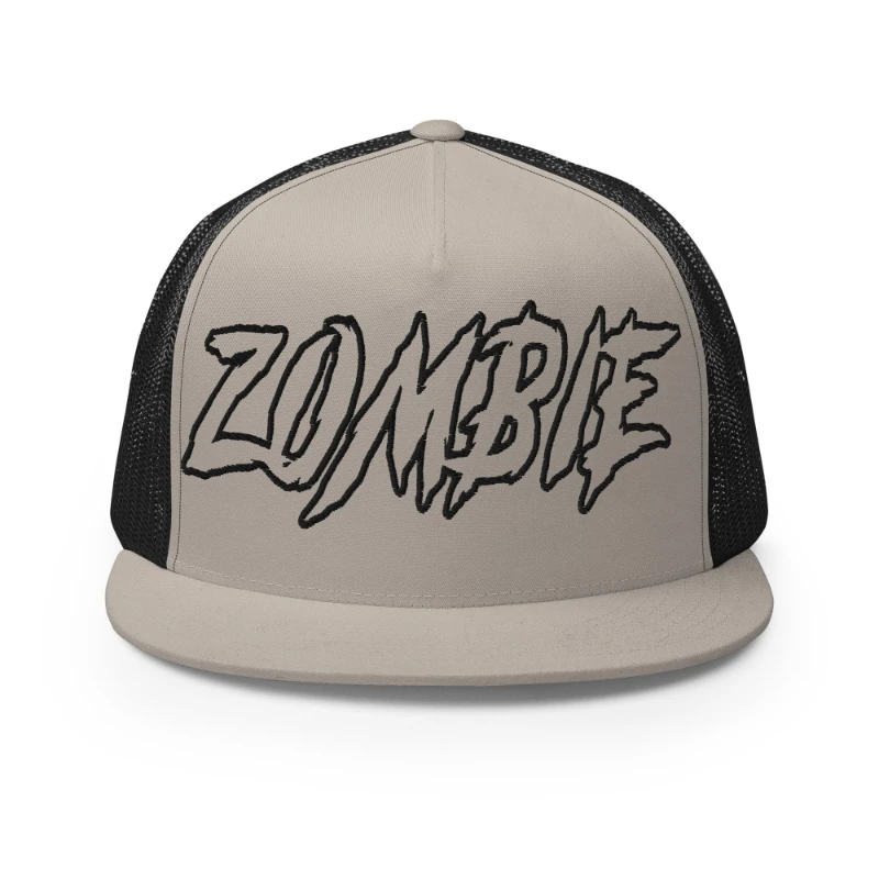 5-panel-trucker-cap-silver-black-front-66cca399a3614 Zombie Multicolour Classic Trucker Cap