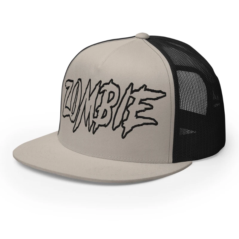 5-panel-trucker-cap-silver-black-left-front-66cca399a38f0 Zombie Multicolour Classic Trucker Cap