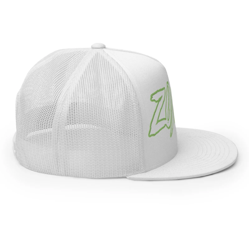 5-panel-trucker-cap-white-right-66cca72040838 Zombie Multicolour Classic Trucker Cap