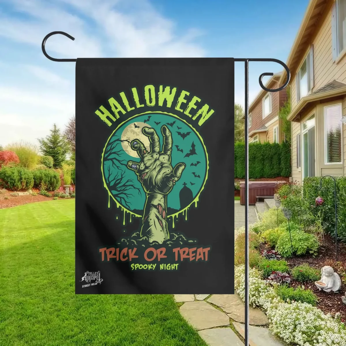 Halloween Zombie Hand Trick or Treat Comfortable Mouse Pad Wrist Support +