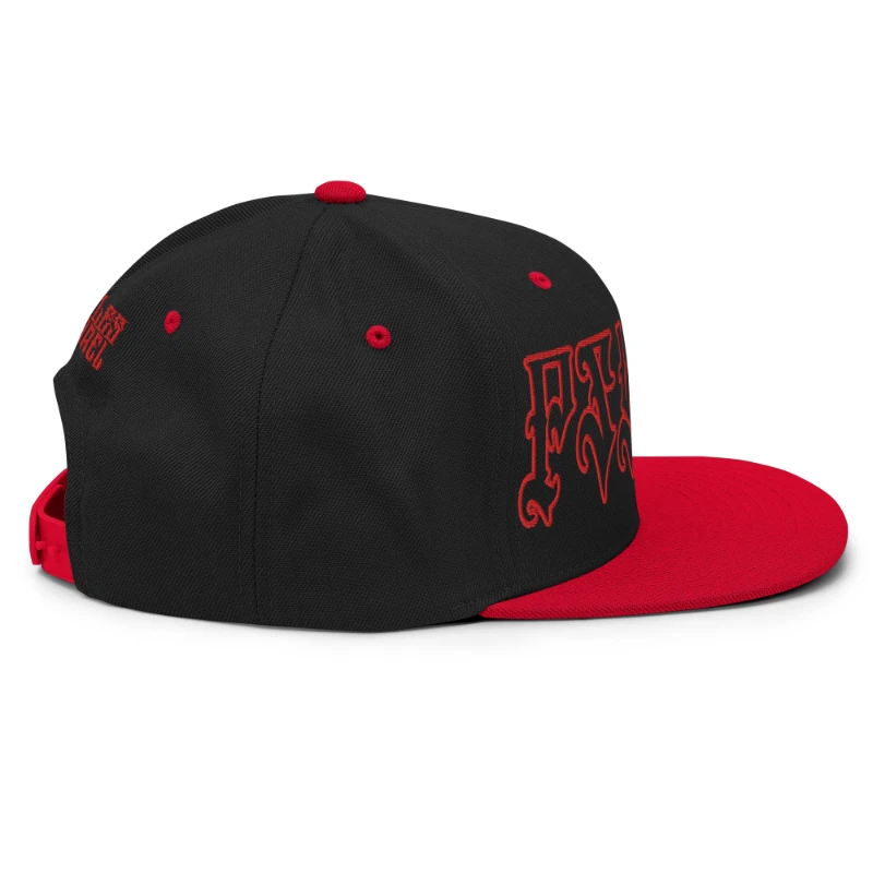 classic-snapback-black-red-right-side-66c09443551fc Psycho Multicolour Classic Snapback Hats