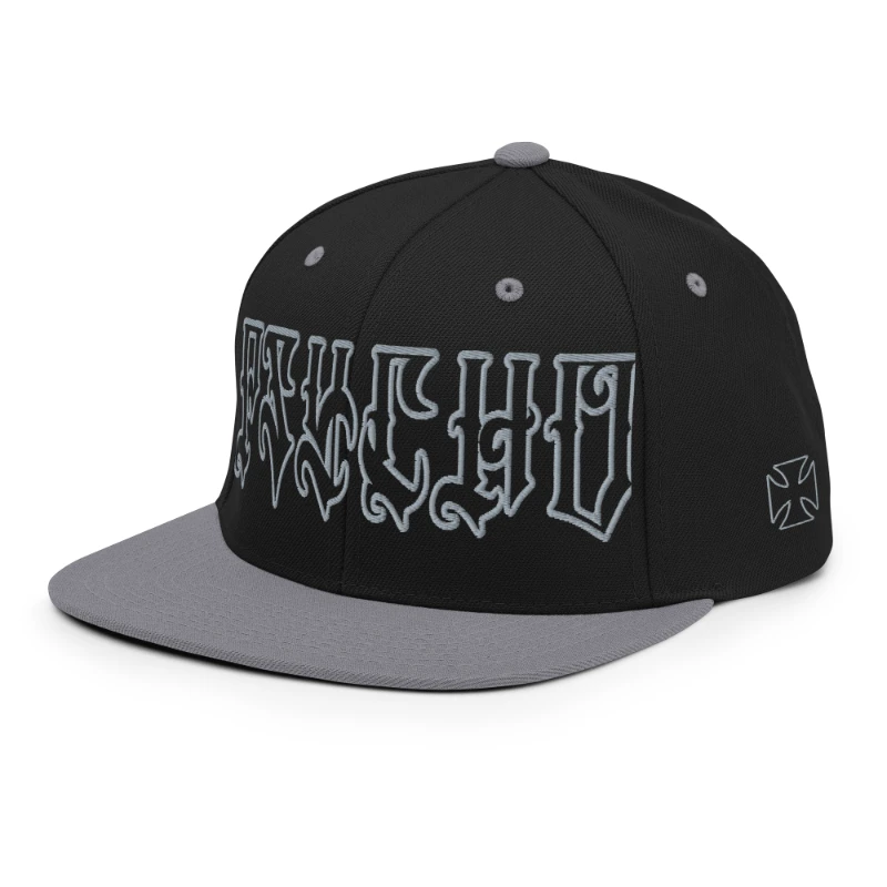 classic-snapback-black-silver-left-front-66c09b1479cf6 Psycho Multicolour Classic Snapback Hats