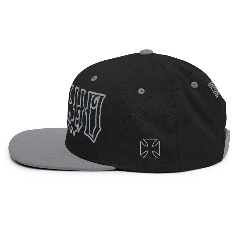 classic-snapback-black-silver-left-side-66c09b14796d1 Psycho Multicolour Classic Snapback Hats