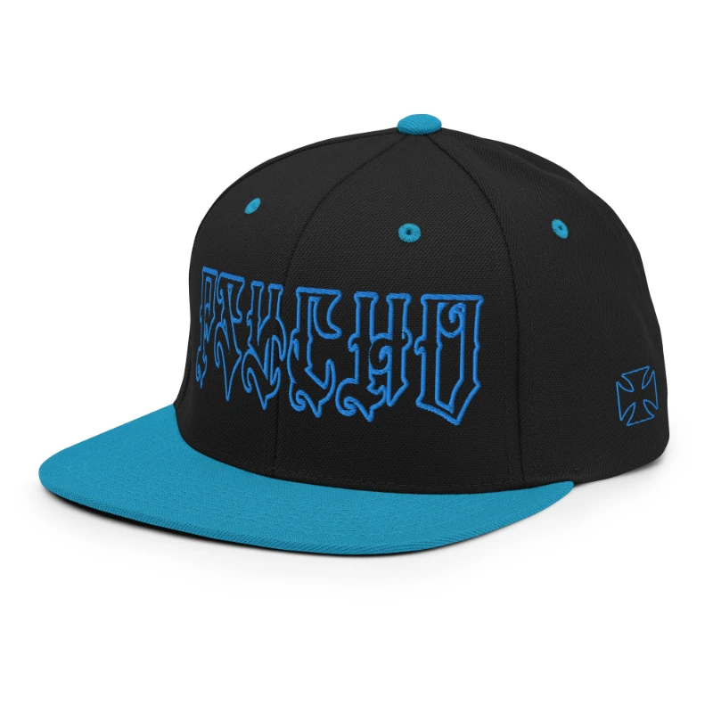 classic-snapback-black-teal-left-front-66c099cad36b4 Psycho Multicolour Classic Snapback Hats