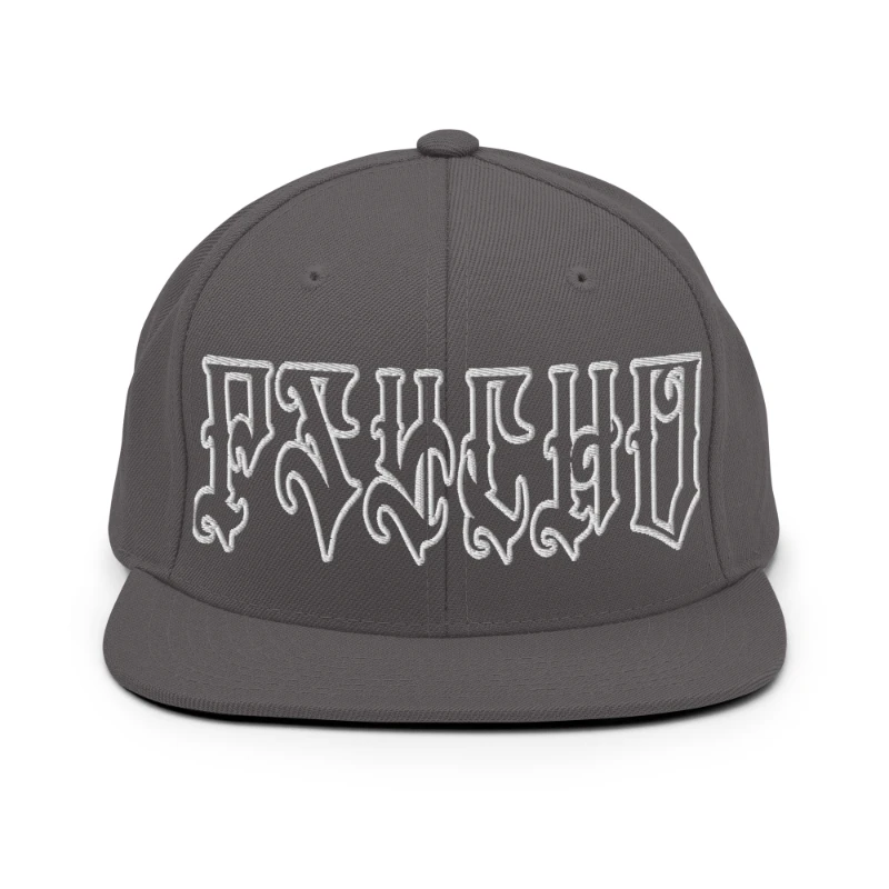 classic-snapback-dark-grey-front-66c09622952dc Psycho Multicolour Classic Snapback Hats