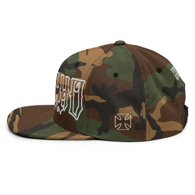 classic-snapback-green-camo-left-side-66c0962292090 Psycho Multicolour Classic Snapback Hats
