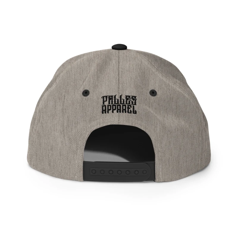 classic-snapback-heather-black-back-66c0a4e95274d Psycho Multicolour Classic Snapback Hats