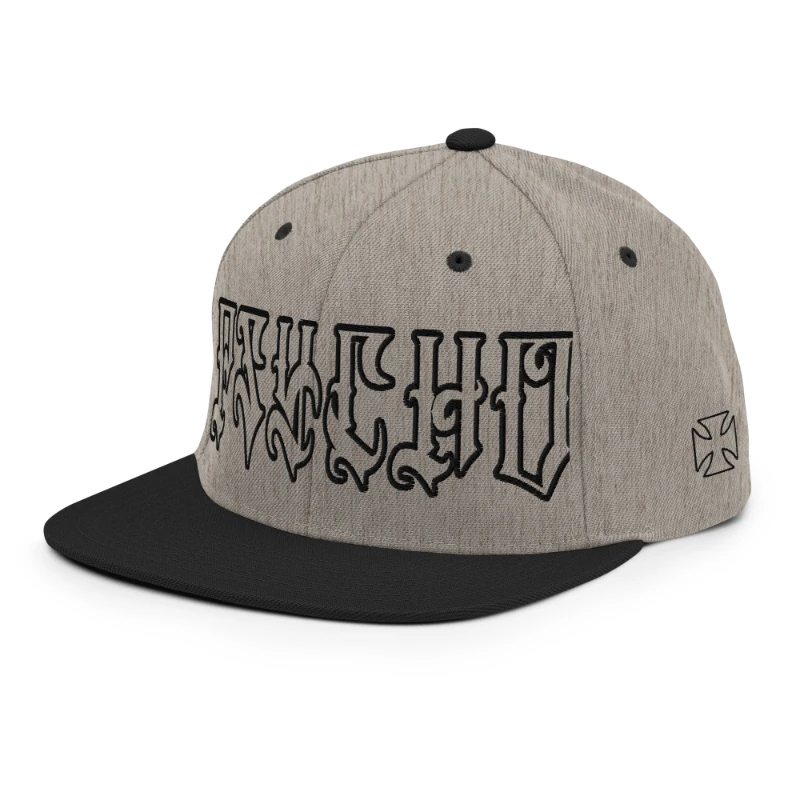classic-snapback-heather-black-left-front-66c0a4e9533ac Psycho Multicolour Classic Snapback Hats