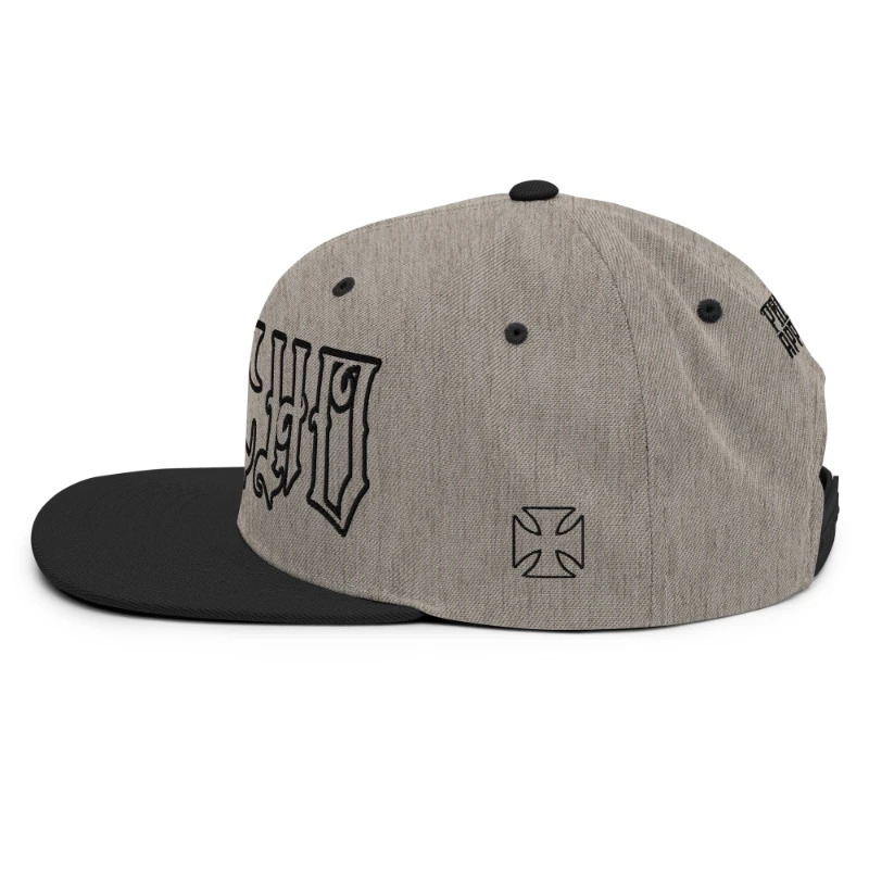classic-snapback-heather-black-left-side-66c0a4e952fc5 Psycho Multicolour Classic Snapback Hats
