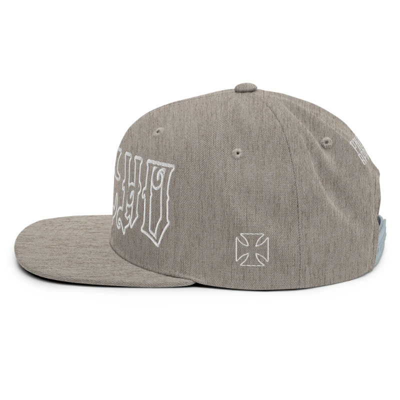 classic-snapback-heather-grey-left-side-66c0962308977 Psycho Multicolour Classic Snapback Hats