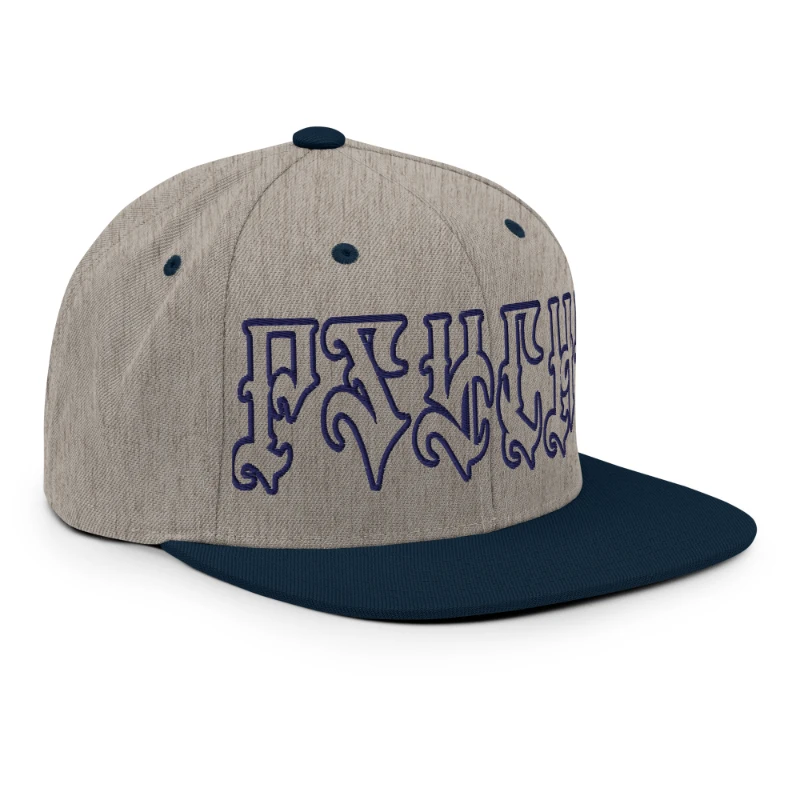 classic-snapback-heather-grey-navy-right-front-66c09c7ef1e0b Psycho Multicolour Classic Snapback Hats
