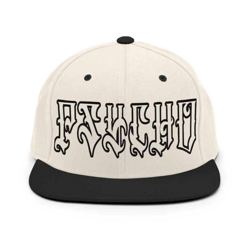 classic-snapback-natural-black-front-66c0a4e953565 Psycho Multicolour Classic Snapback Hats